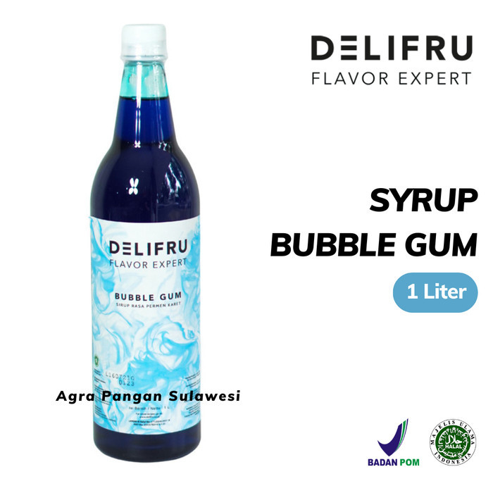 

Syrup BUBBLE GUM Delifru Sirup Permen Karet Premium 1 L