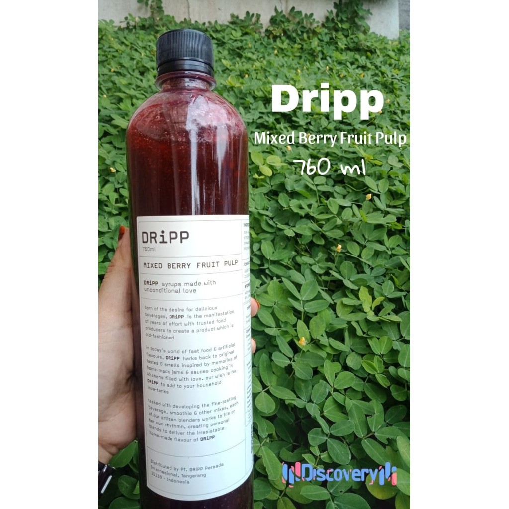 

Dripp Sirup / Syrup - Mixed Berry Fruit Pulp 760 ml