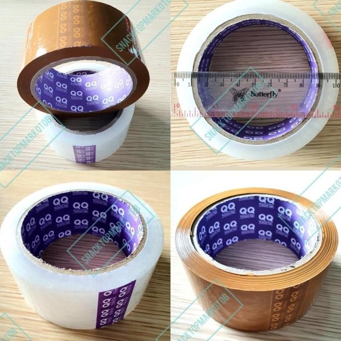 

LAKBAN BENING/COKLAT QQ PREMIUM TAPE 2INCH(45MM) 72YARDS PER DUS ASLI