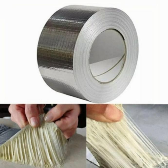 

LAKBAN ANTI BOCOR - LEM TALANG ALUMUNIUM FOIL LEM BUTYL SANGAT LENGKET ASLI