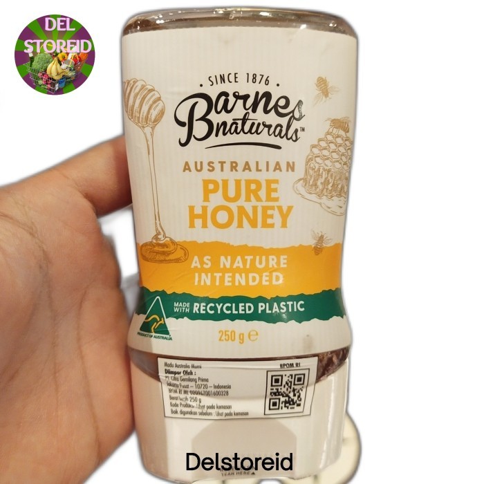 

Barnes naturals australian pure honey as nature intended (madu Australia murni) 250 gr