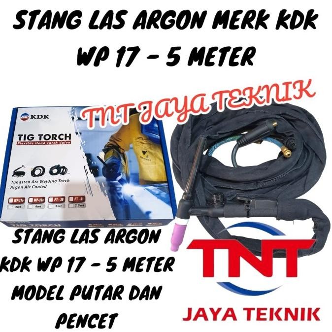 Tersedia Stang Las Argon Wp 17 / Tig Torch Stang Las Argon Wp17/ Stang Argon Tig Wp17 Putar Pencet