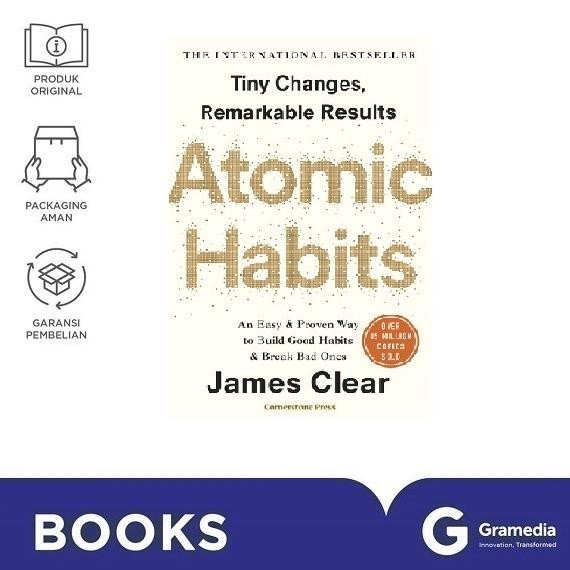 New Gramedia Buku Import Atomic Habit