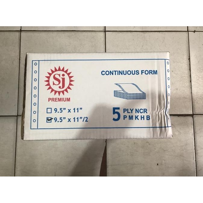 

Kertas Continuous Form Sj 9.5 X 11 / 9.5 X 11.2 5 Ply