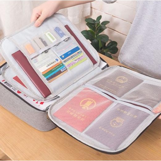 

Tas Dokumen Tempat Penyimpanan File Pasport Travel Bag Storage Box