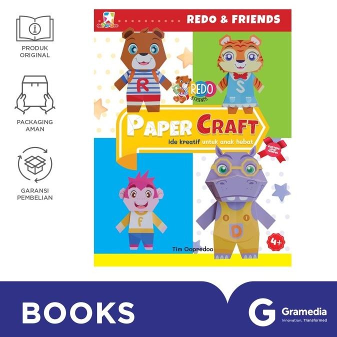 

New Gramedia Buku Opredo Paper Craft Redo & Friends