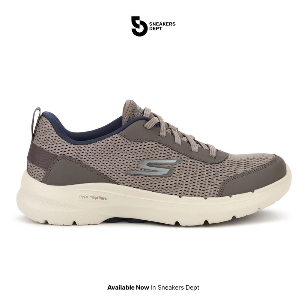 SKECHERS Sepatu Lari Pria GO WALK 6 216625TPNV ORIGINAL
