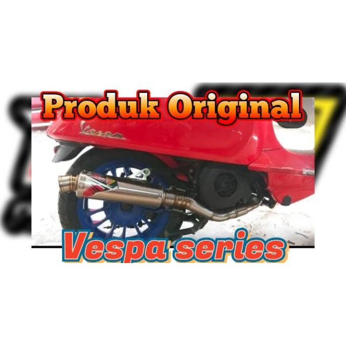 knalpot racing Best3 vespa matic sprint Primavera LX dan s