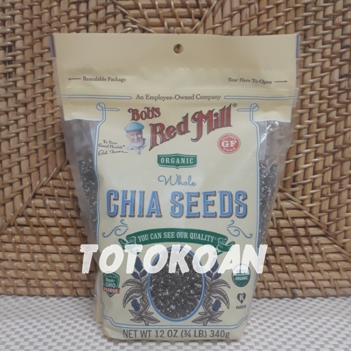 

BOB'S BOBS RED MILL ORGANIC WHOLE CHIA SEEDS 340 GR