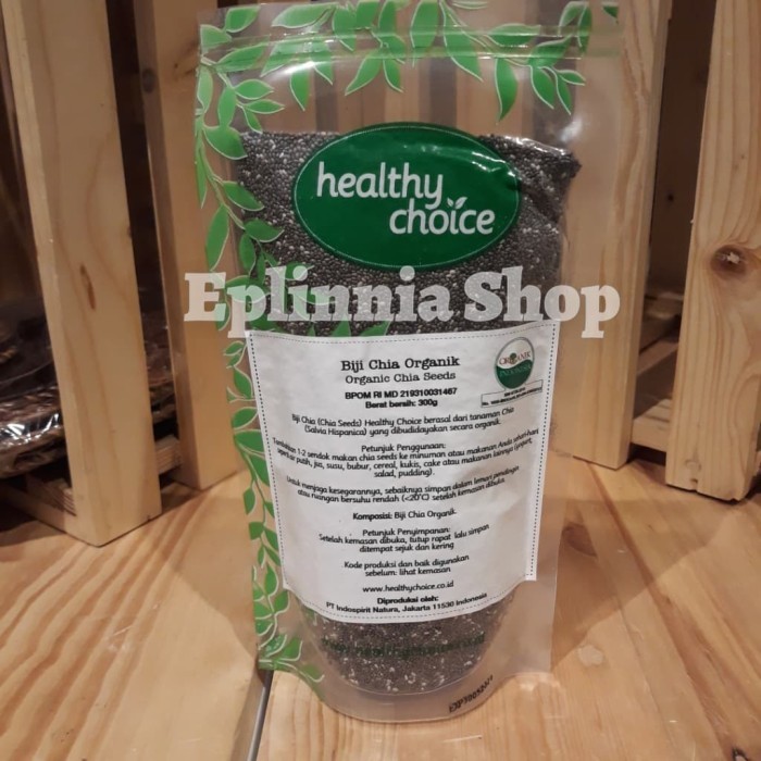 

HEALTHY CHOICE ORGANIC CHIA SEEDS 300 GR BIJI CHIA ORGANIK