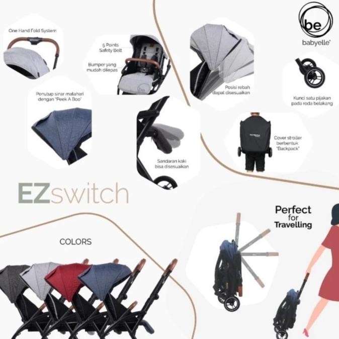 Stroller Baby Elle Ez Switch/stroler Kereta Dorong Anak bayi murah YS99