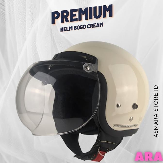 Helm Cargloss Original Sni Wanita Bogo Retro Half Face Sada Rosa