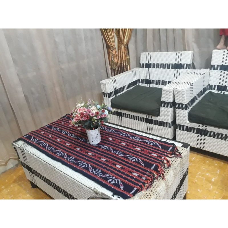 Taplak Meja Tenun Decor Bohemian