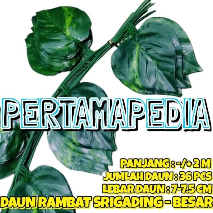 Daun Rambat Plastik/Daun Rambat Artificial/Daun Rambat Dekorasi Smb Ls