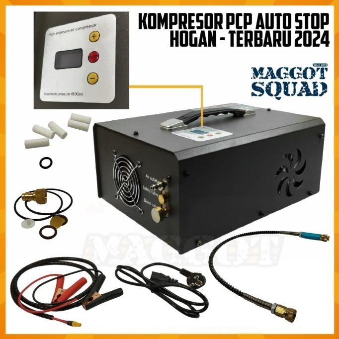 POMPA PCP KOMPRESOR LISTRIK HOGAN AUTO STOP SHUT OFF DIGITAL ORIGINAL DAN TERPERCAYA