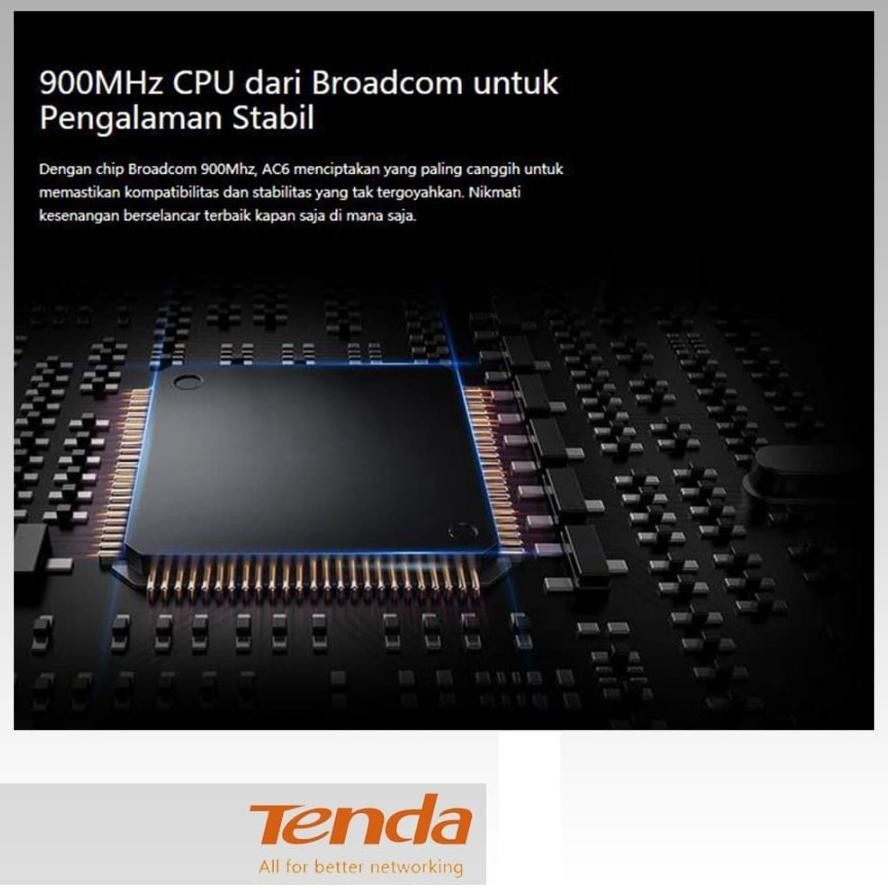 BISA COD Tenda AC6 Router WiFi Dual-band Canggih AC1200 hjg-7
