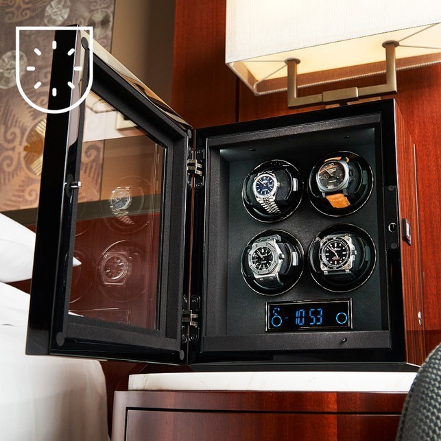 BILLSTONE Fusion 4 Watch Winder Pemutar Jam Tangan