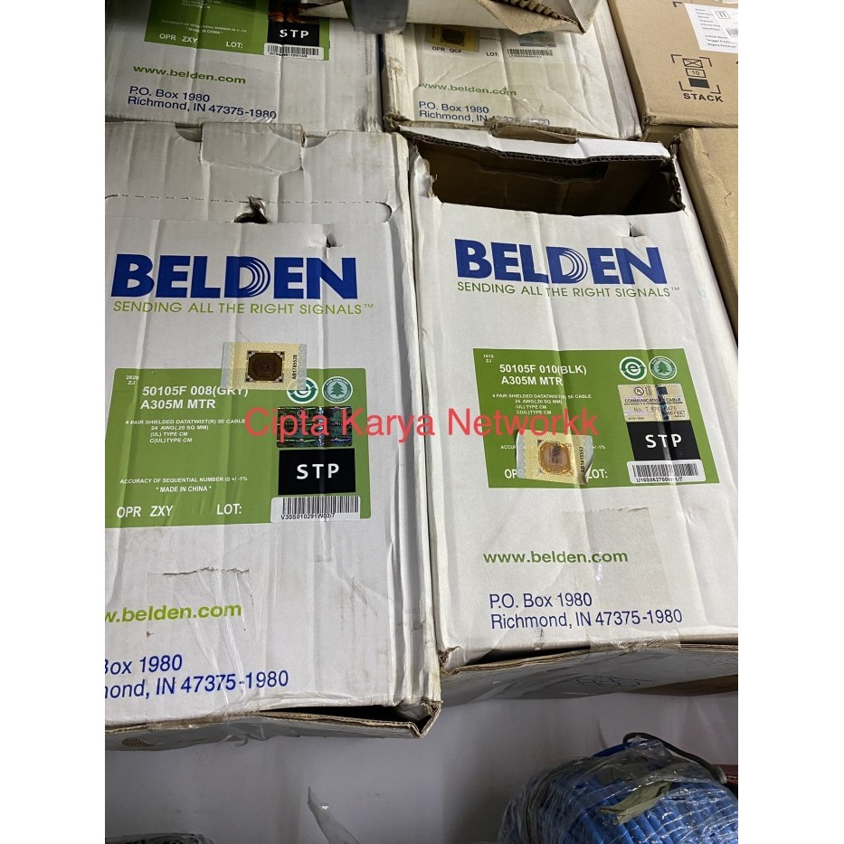 Bebas Ongkir Kabel Belden STP Cat5e 50105F / Belden FTP Cat5e Outdoor / 305M