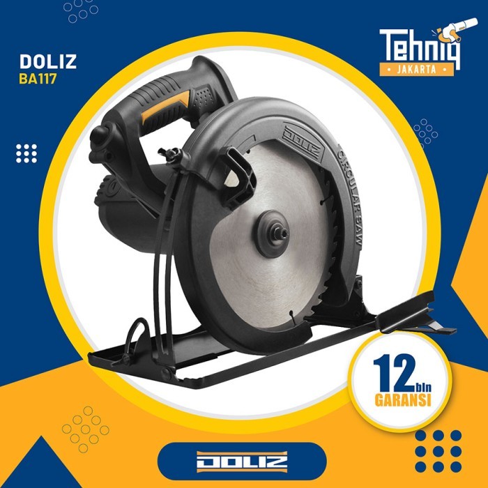 Mesin Potong Kayu Doliz 7" Ba117 / Doliz Circular Saw 7 Inch Ba 117