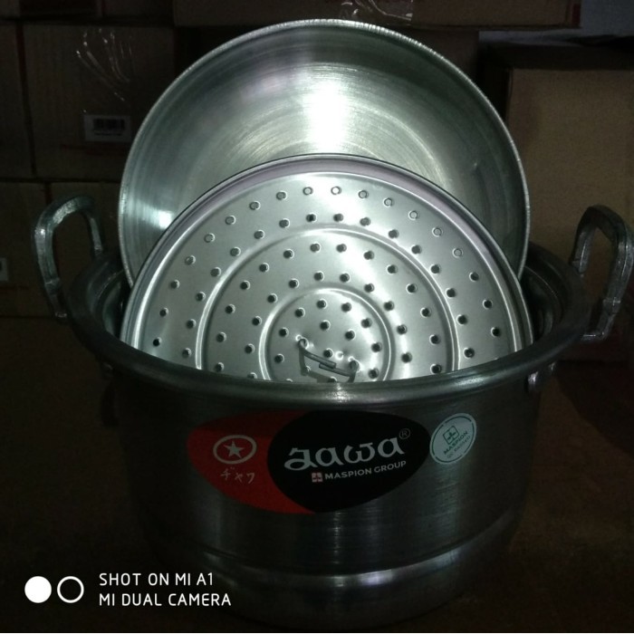 Soblok Panci Jawa Ukuran 20 Cm / Dandang Jawa / Pengkukus / Kukusan