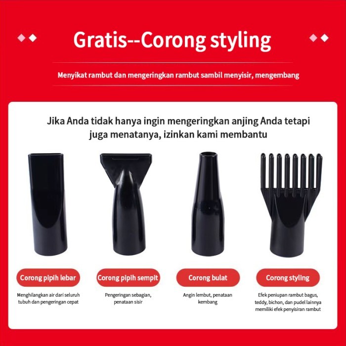 Paling Berkualitas Pet Blower Air Pet Dryer Pet Pet Dryer Blower Anjing Kucing Hewan
