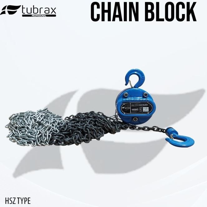 Tubrax Chain Block 2 Ton X 9Meter Lifting Hoist Takel Katrol Listrik