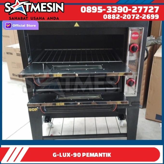 Oven Gas Zeppelin 90 Black Oven Pemantik /Otomatis