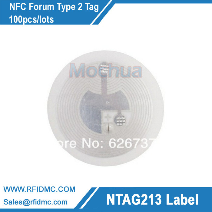 Ntag213, NFC Forum type2 tag, RFID adhesive label, NFC