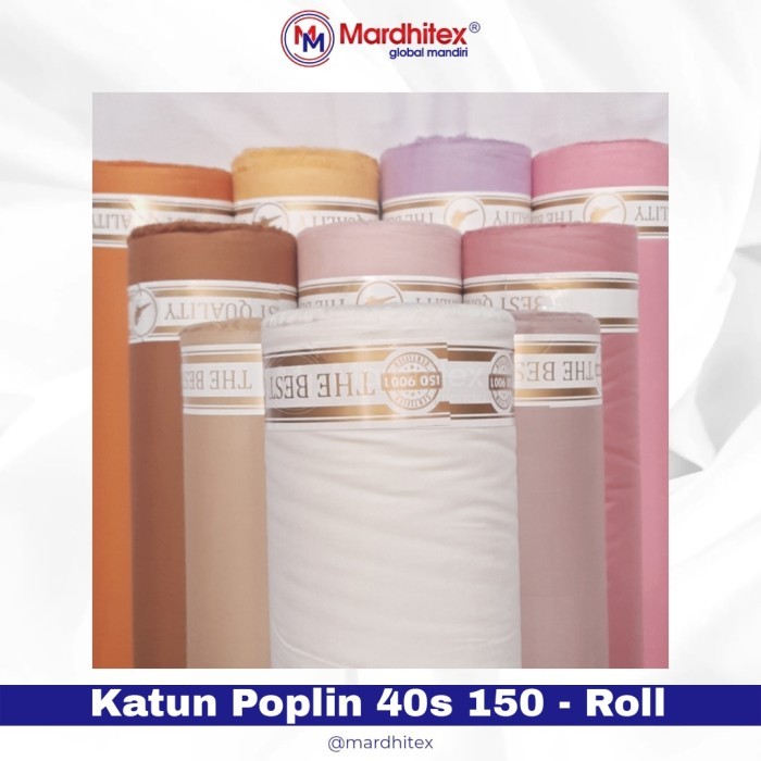 Katun Poplin Katun Jepang 40S Premium Utk Pakaian, Dress, Gamis Roll #Gratisongkir #Sale #Discount