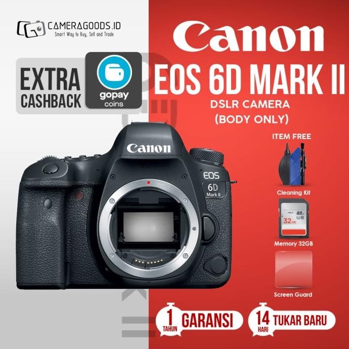 ( Camera Goods ) New Canon Eos 6D Mark Ii Body Only - Limited Stock