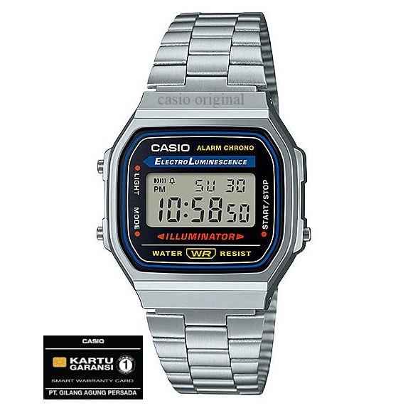 Jam Tangan Casio A168Wa-1 A-168Wa-1 A168Wa Original Garansi Resmi
