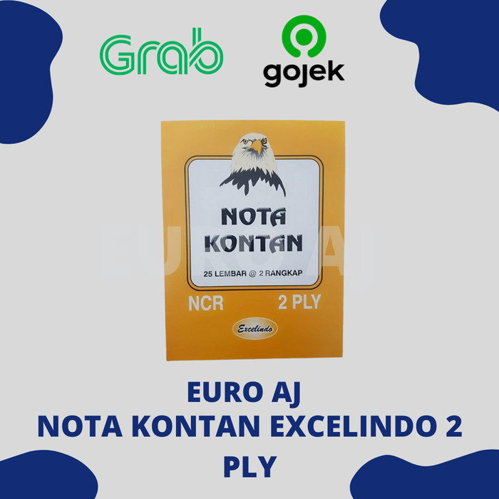 

TERBARU NOTA KONTAN EXCELINDO 2 PLY NCR 1 box isi 240 pcs khusus gojek/ grab