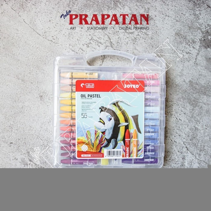 

Crayon / krayon Titi oil pastel 55 warna