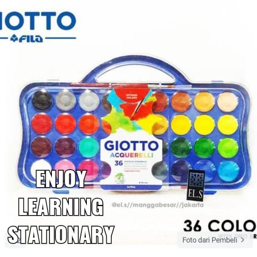 

TERBARU! giotto aquarelli 36w