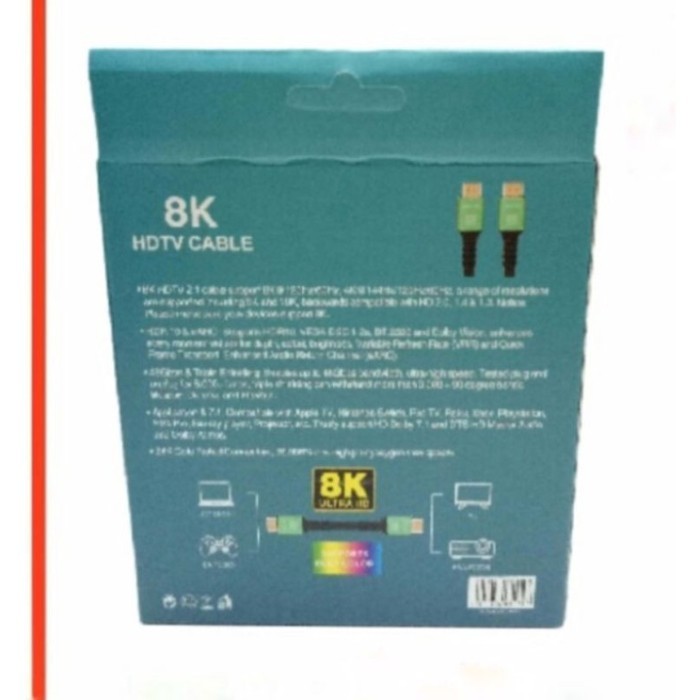 KABEL HDMI PREMIUM 8K / KABEL HDMI 8K ULTRA HD 2M