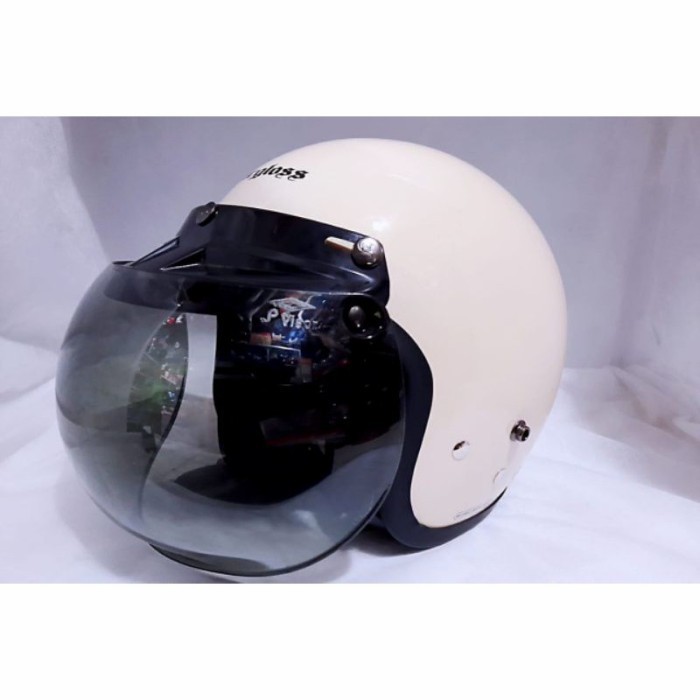 Helm Cargloss Original Cream Kaca Datar Helm 100% Original