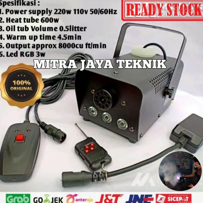 Mesin Fog Machine Asap 600watt Mesin Fog Machine Smoke Disinfektant