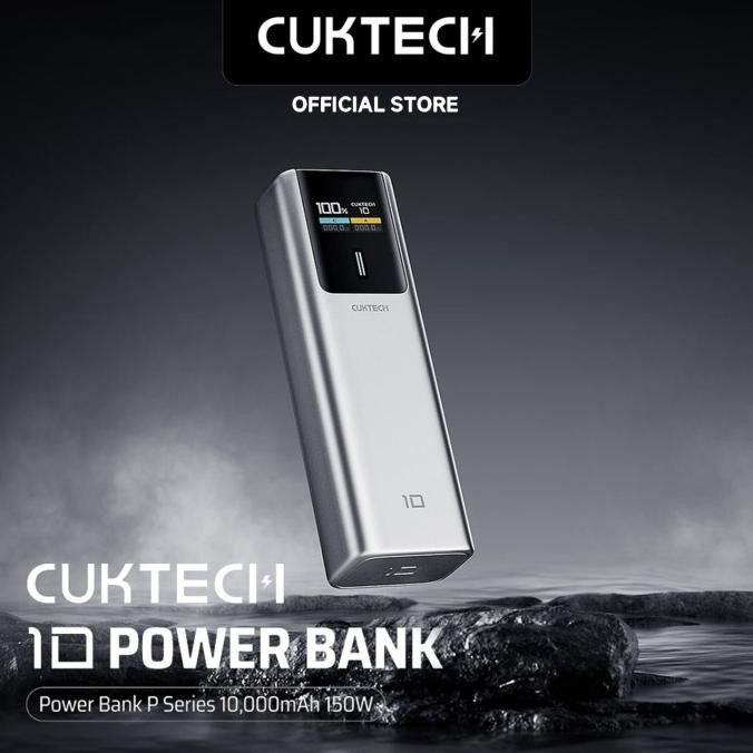 CUKTECH 10 POWER BANK 10000MAH 150W USB TYPE-C FAST CHARGING