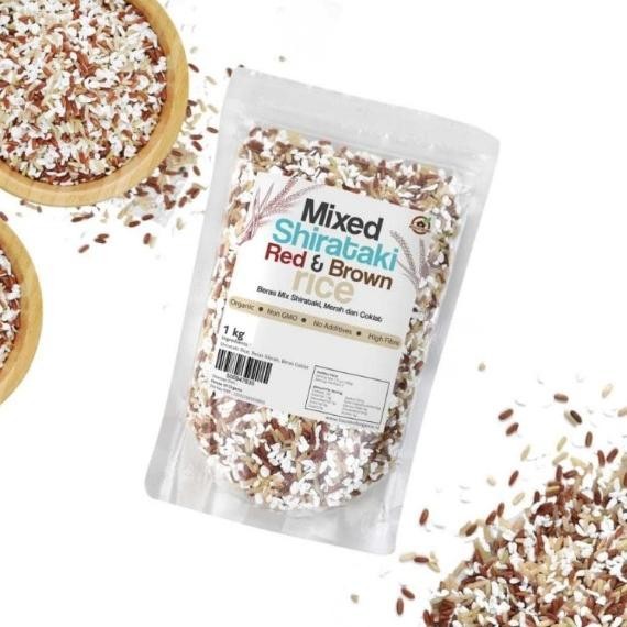 

Houe Of Organi Ed Hiratai Red And Brown Rice 1 G