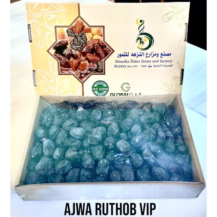 

Kurma Ajwa Ruthob 3kg Madinah ALNUZHA Special Edition