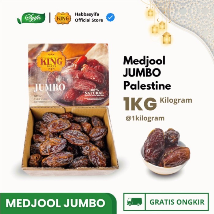 

Kurma Medjol Premium Super Jumbo 1kg - King Dates
