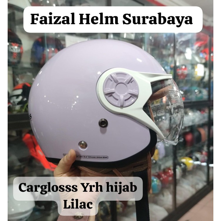 Helm Cargloss Yrh/ Yr Hijab Lilac/Ungu Original