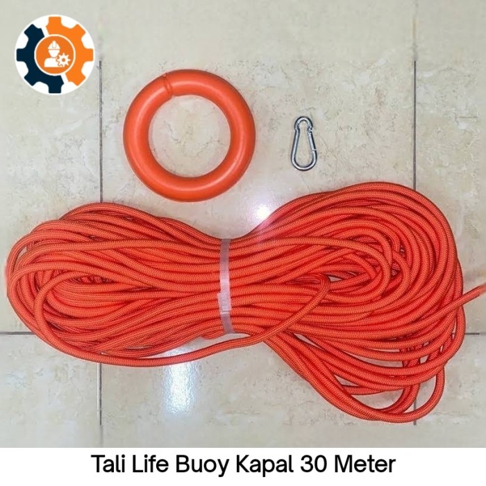 Tali Ring Buoy Kapal 30 Meter / Tali Pengaman Lifebuoy Kapal