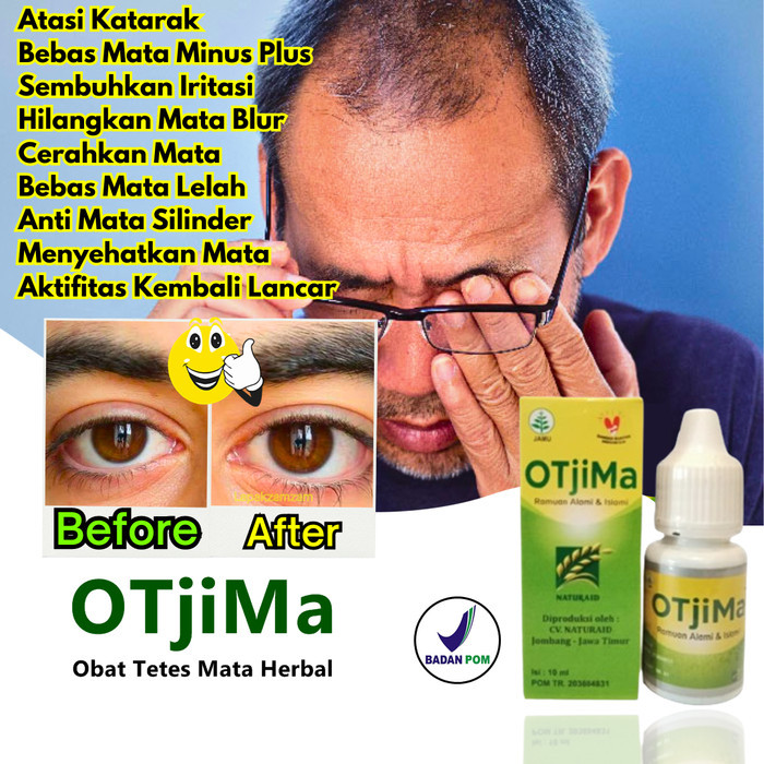 Otjima tetes mata asli obat mata rabun buram mata gatal dan merah bpom