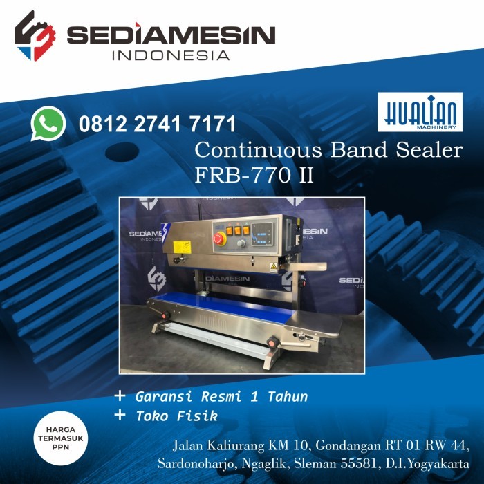 Mesin Kemasan Standing Pouch Hualian Frb-770 Ii Stainless