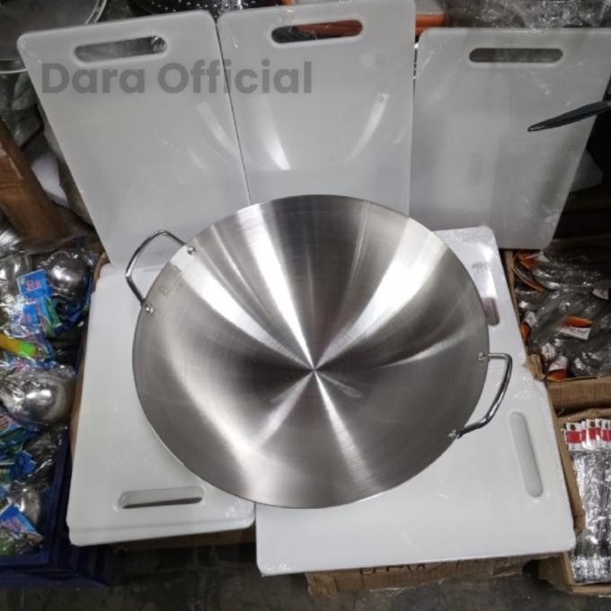 kuali stainless steel 304 wajan wok anti lengket