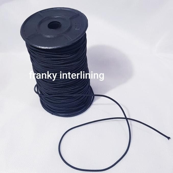 

Karet/ Tali String Elastis 2mm JUAL Per Roll Isi 100 Yard