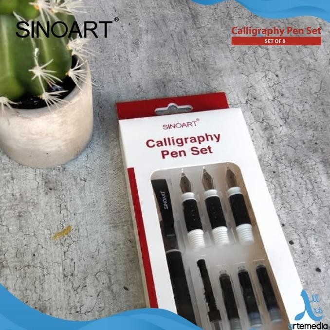 

Pena Kaligrafi Sinoart Calligraphy Fountain Pen Set Original Dan Terlaris