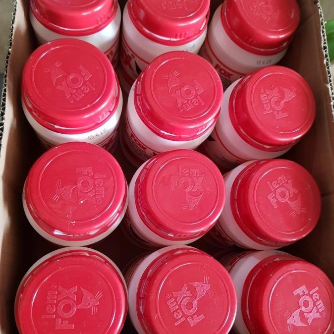 

Promo Lem Fox Putih Merah/ Lem Fox Kayu/ Lem Fox Botol Serbaguna 500 gram COD