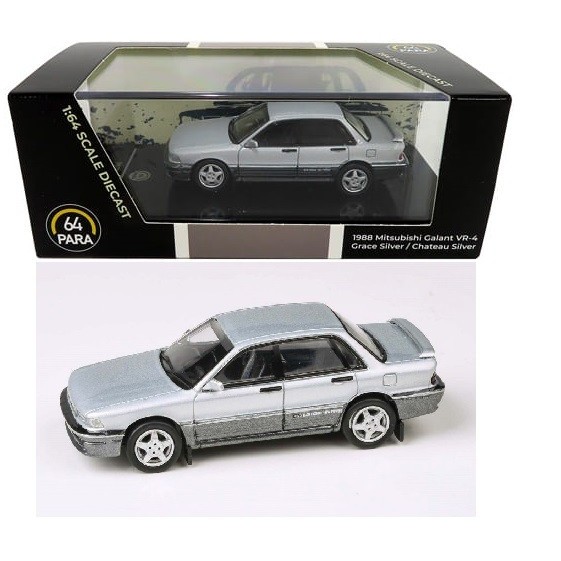 PA-65110 MITSUBISHI GALANT VR 4 SILVER PARA64 PARAGON DIECAST